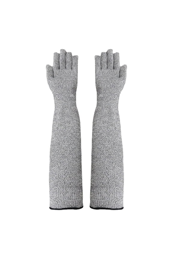 Cat Grooming Gloves, Cat Gloves Bite Proof - Qyaukm Pet Handling Gloves – 13" Extra-Long Cat Grooming Arm Sleeves, Anti-Scratch Protective Sleeves for Nail Trimming