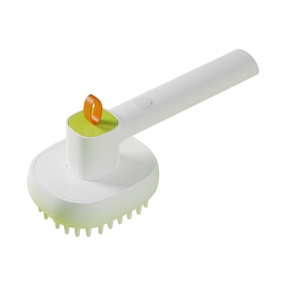 Cat Grooming Shedding Brush - Steam Technology, Removable Head, 360° Grip - for Long/Short Hair Pets