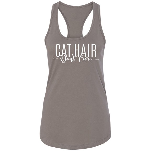 Cat Hair Don't Care Racerback Tank