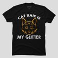 thumbnail image 1 of Cat Hair Is My Glitter Funny Pet Owner Quote T-shirt M2981942, Up to Size 5XL, 1 of 2