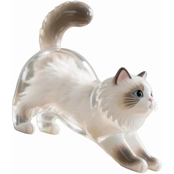 Cat Hair Memorial Storage Bottle, Transparent Glass – Keepsake Box for Pet Fur, Animal Lovers’ Memory Gift – Clear