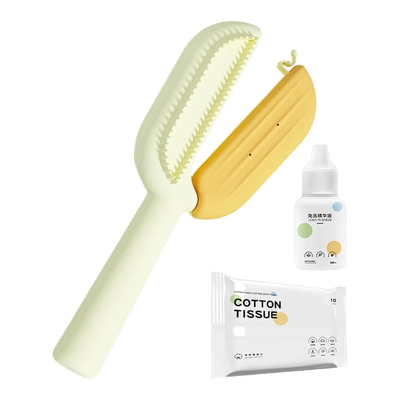 Cat Hair Remover Brush, Lightweight Pet 2 In 1 Grooming Comb,easy To Use Double-Sided Cleaning Brushes And Pet Accessories For Small, Medium, Large, Cats And Dogs