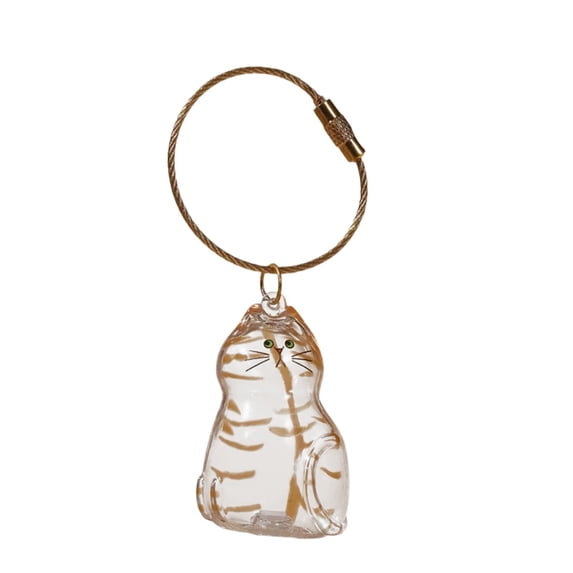 Cat Hair Storage Bottle - Keychain for Collecting Cat and Dog Hair,Pet Lover Collecting Gift(3.93Inch,A)