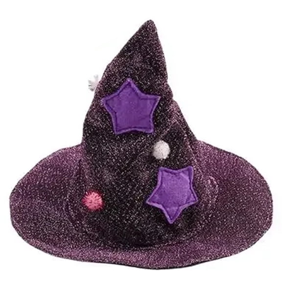 Cat Halloween Costume Comfortable Cat Wizard Outfit Witch Dog Costume Cat Cloak Witch Hat Halloween Dog Cloth, Hat