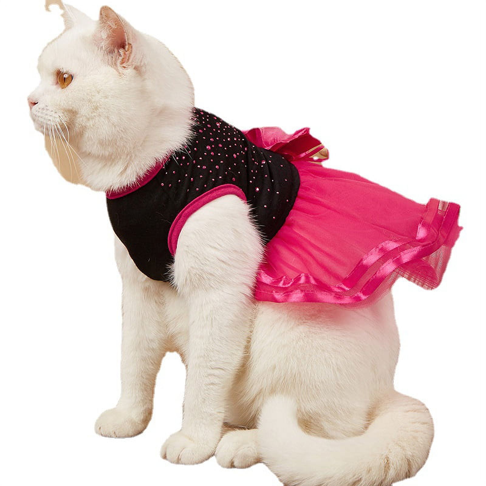 Pink cat dress sales