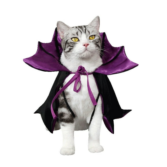 Cat Halloween Costume,Vampire Bat Wings Cape for Pets,Halloween Costumes for Trick-or-Treating, Cosplay, Parties & Photo Shoots- Suitable for medium-sized dogs