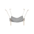 thumbnail image 1 of Cat Hammock Bed for Cage, 18.5 Inch Hanging Cat Bed Hammock Perch Chair with Adjustable Straps and Metal Hook, Breathable Kitten Pet Hammock Swing for Indoor Small Dogs Puppy up to 15.4lb, 1 of 4