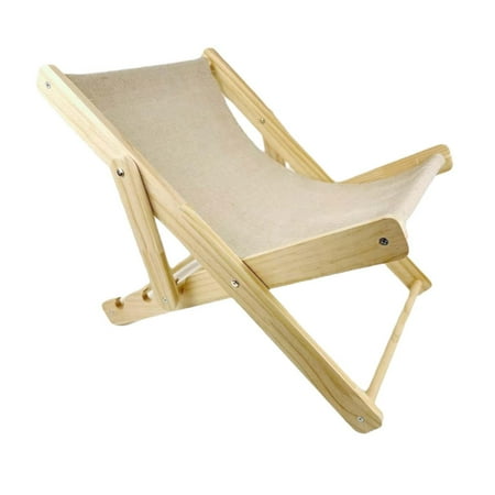 Cat Hammock Bed Cat Lounge Chair 3 Height Adjustable Resting Cat Furniture Cats Raised Bed Pet Bed for Rabbit Small Animal Kitty Accessories