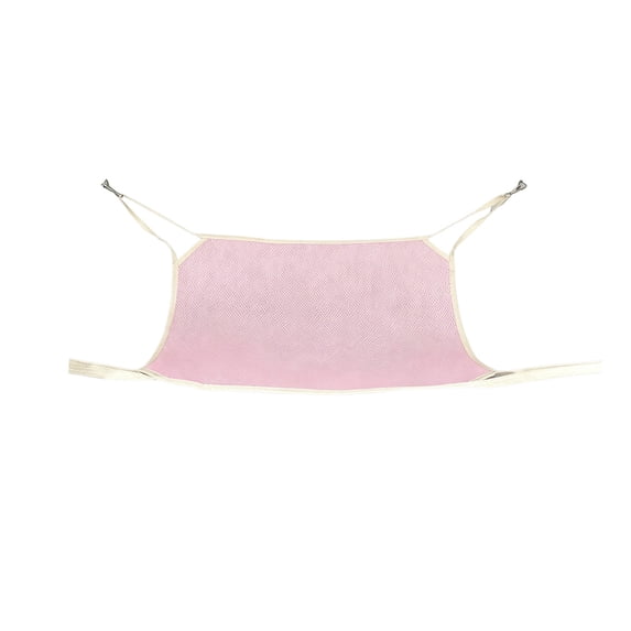 Cat Hammock for Cage,23 Inch Hanging Cat Bed Hammock Perch Chair with Adjustable Straps and Metal Hook | Summer Breathable Cooling Swinging Mesh Bed for Cat Small Dog,Pink