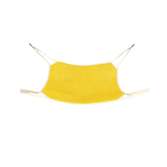 Cat Hammock for Cage,23 Inch Hanging Cat Bed Hammock Perch Chair with Adjustable Straps and Metal Hook | Summer Breathable Cooling Swinging Mesh Bed for Cat Small Dog,Yellow