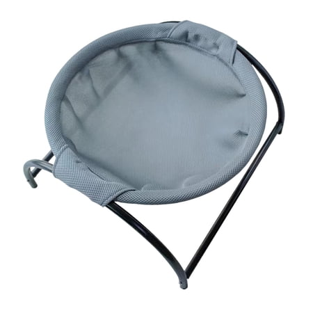 Cat Hammock Rocking Chair Cat Hammock Dog Sleeping Bed Washable Stable Structure Comfortable Cat Bed Round Pet Cot for Small Animals Kitten Gray