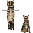 thumbnail image 1 of Cat Hand Towels, Cute Cat Shape Hand Towels, Cat Shape Wipe Handkerchiefs, Soft Cartoon Cat Hand Towels, for Bathroom Kitchen Home, Gife for Cat Lover, 1 of 5