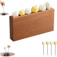 thumbnail image 1 of Cat Handle Fruit Forks – 6PCS Stainless Steel Appetizer Forks with Wooden Base, Cute Cat-Shaped Flatware Set for Cheese, Cake, Salad, Charcuterie, Dessert – Party, Home, Kitchen, Restaurant, 1 of 6