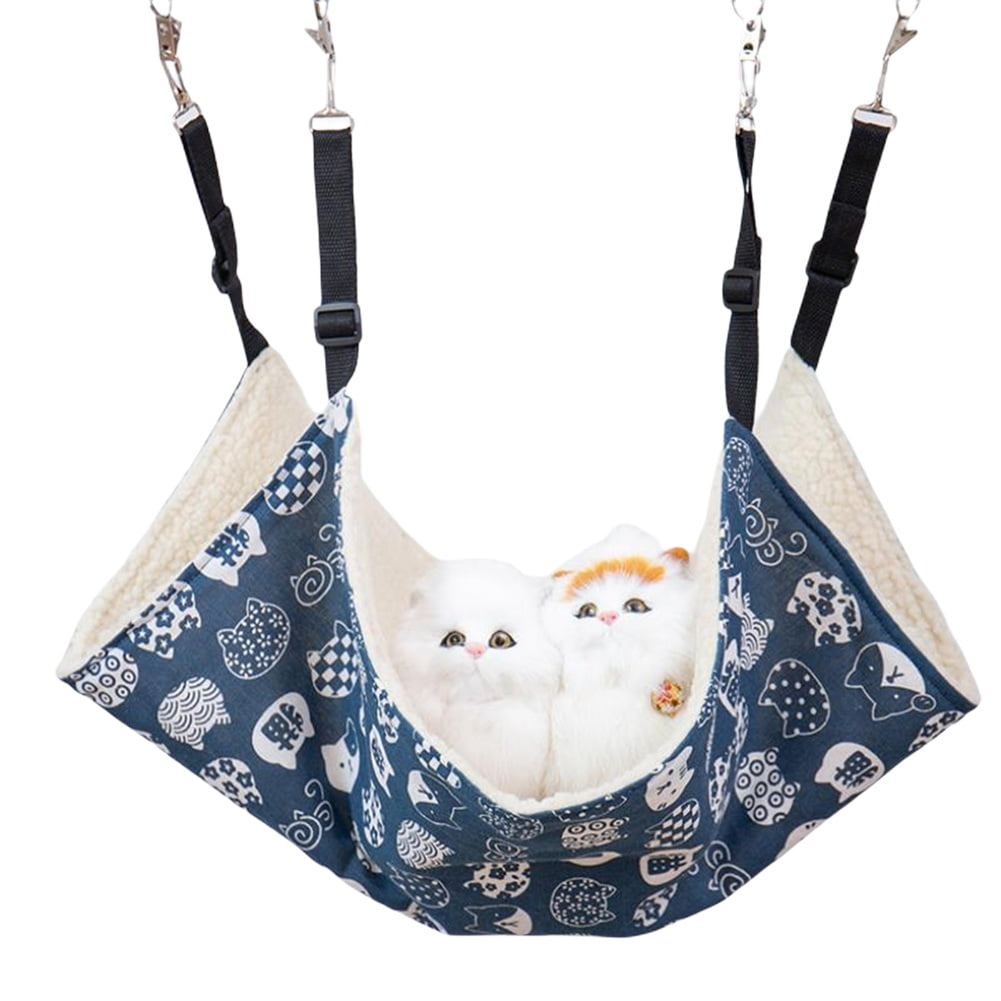 Cat Hanging Hammock, 14"/19"/23" Pet Comfortable Bed, Pet Cage Hammocks