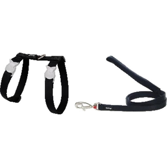 Cat Harness & Lead Combo Classic Black