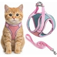 thumbnail image 1 of Cat Harness and Leash, 2026 New Escape-Proof Cat Harness Set, Adjustable Step-in Pet Harness for Walking for Small Medium Dogs/Cats(Pink,S(for 8.8-16.5 IB)), 1 of 8