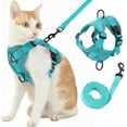 thumbnail image 1 of Cat Harness and Leash, Reflective Cat Harness Escape Proof for Walking, Adjustable Kitten Harness and Leash Set, 18 Buckles Easy Control Breathable Cat Vest Harness for All Types of Cats, 1 of 8
