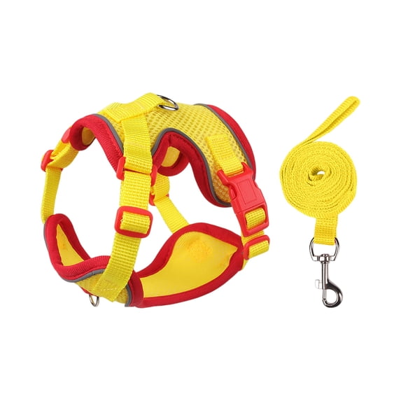 Cat Harness And Leash Set, Adjustable Pet Chest Strap, No-Pull Pet Control For Outdoor Walking Training, Suitable For Small Medium Cats, Escape-Proof Reflective Cat Leash For