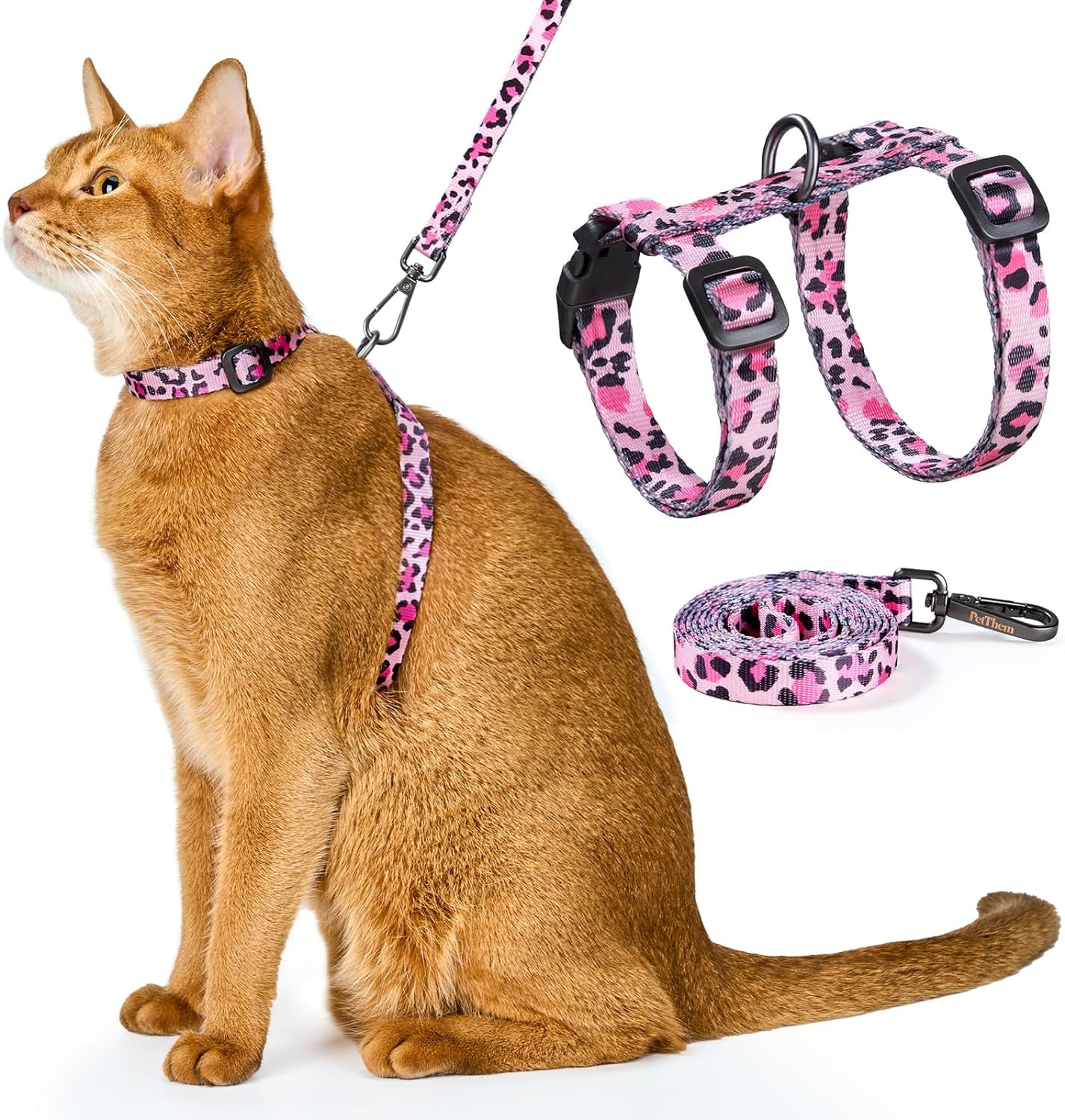 Picture of Cat Harness and Leash Set - Escape Proof Adjustable Cat Harness ...