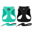 thumbnail image 1 of Cat Harness and Leash Set for Walking, Escape Proof Step-in Cat Vest, Soft Breathable Suede Kitten Harness with Reflective Strip, Adjustable Pet Harness for Small Medium Cats, 1 of 7