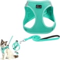 thumbnail image 1 of Cat Harness and Leash Set for Walking, Escape Proof Step-in Cat Vest, Soft Breathable Suede Kitten Harness with Reflective Strip, Adjustable Pet Harness for Small Medium Cats, 1 of 8