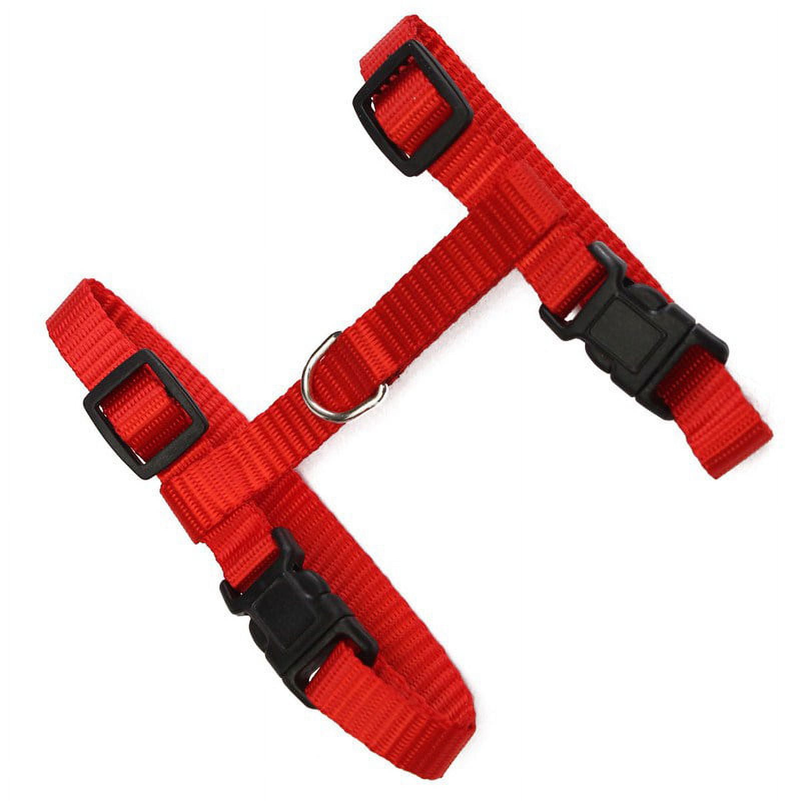 Cat Harness and Leash Adjustable Nylon Halter Harness Kitten Nylon Strap Belt Safety Rope Leads