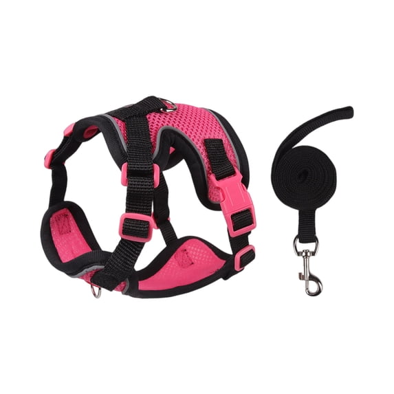 Cat Harness and Leash Set for Walking, Escape Proof Adjustable Chest Strap, Soft Mesh Breathable Material, Secure Pet Control for Outdoor Travel