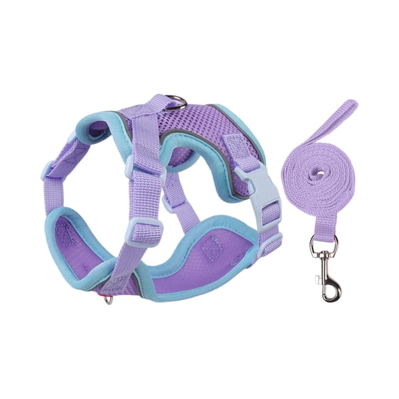 Cat Harness and Leash Set for Walking, Escape Proof Adjustable Chest Strap, Soft Mesh Breathable Material, Secure Pet Control for Outdoor Travel