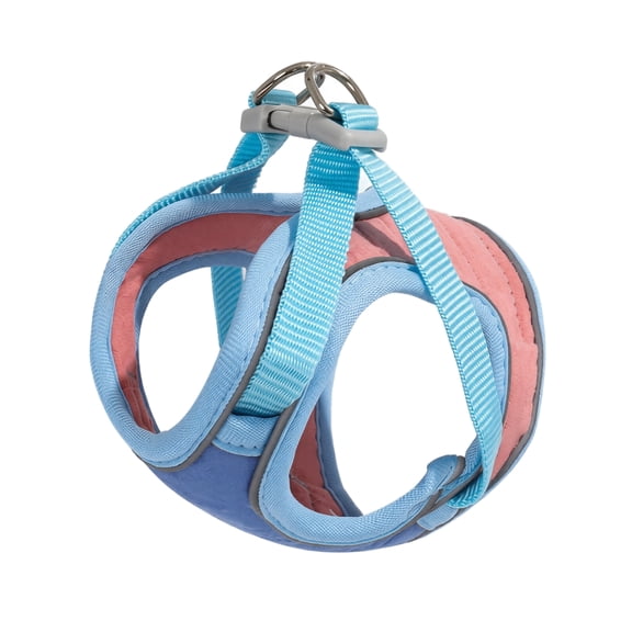 Cat Harness and Leash for Walking, Escape Proof Soft Adjustable Vest Harnesses for Cats, Easy Control Breathable Reflective Strips Jacket(S,Blue)