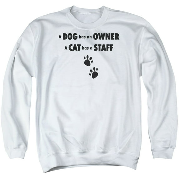 - Cat Has A Staff - Crewneck Sweatshirt - Large