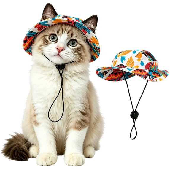 Cat Hats For Cats Only Cat Sun Hat Hat With Ear Hole Kitten Headwear cat-hats-for-cats-only-cat-sun-hat-hat-with-ear-hole-kitten-headwear