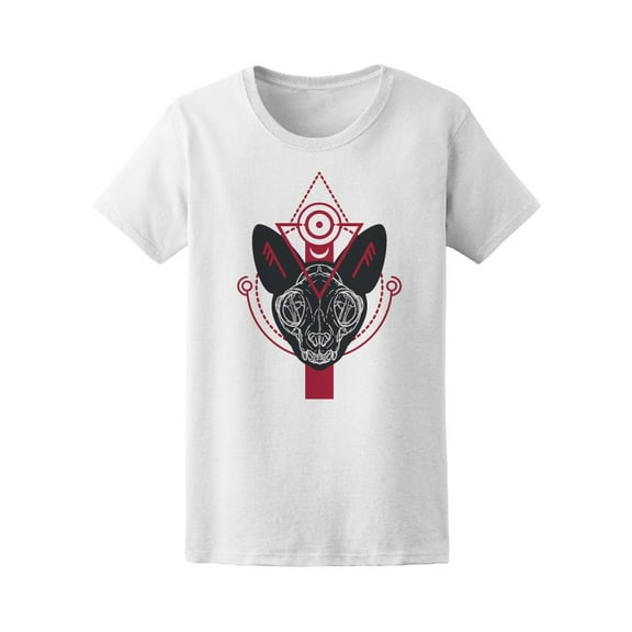 Cat Head (geometric) T-Shirt Men -Image by Shutterstock, Male Large