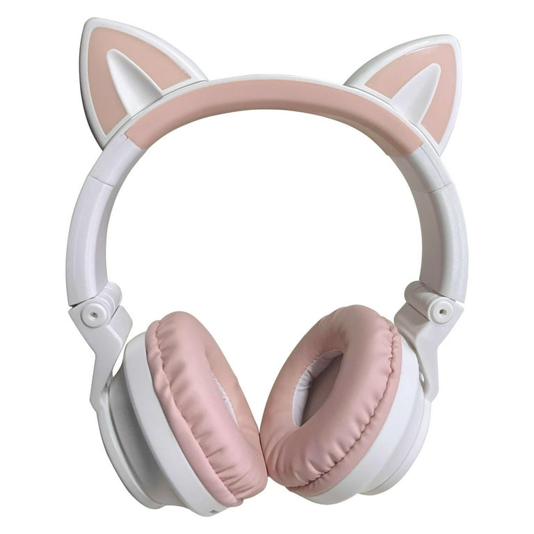 Cat Headphones for Girls Kids for School, Kids Bluetooth