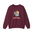 thumbnail image 1 of Cat Heart Sweatshirt, Heart Sweatshirt, Cat Sweatshirt, Valentine's Day Sweatshirt, 50/50 Cotton-Poly Animal Sweatshirt 128, 1 of 51