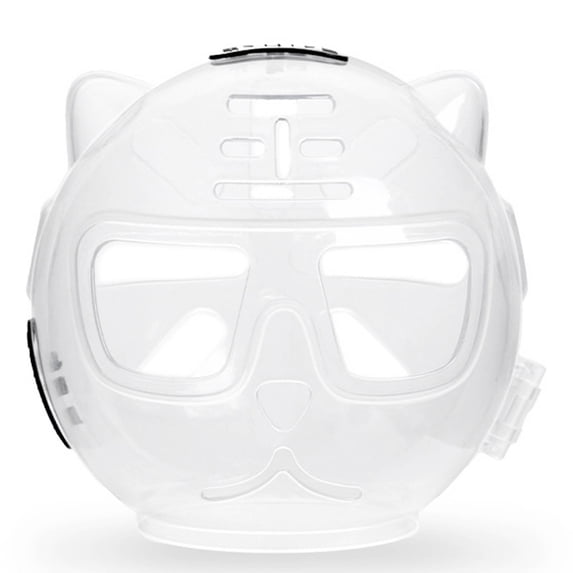 Cat Helmet, Anti-Bite Breathable Hood, Transparent Cat Grooming Helmet, For Safe Bathing Trimming Clipping And Cutting, Protective Pet Masque For Kittens And Small Dogs M
