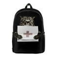thumbnail image 1 of Cat Holding 2 Album 2hollis Merch Backpack Rapper Bags Unisex Fashion Casual Streetwear Shoulders Bag, 1 of 4