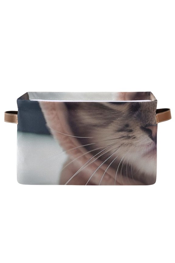 Cat Hoodie Bed Storage Bins Baskets With Handles Storage Box Clothes Organizer Organization Toys