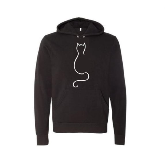 Cat Hoodie, Cat, Cat Apparel, Cat Mom, Feline, Gift For Her, Cat Lovers, Kittens, Kitty Cat, Mom Hoodie, Gift For Cat Lover, Meow, Hoodies, Black, 2XL