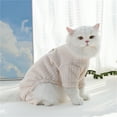 thumbnail image 1 of Cat Hoodie, Fashion Graphic Print Pet Sweatshirt for Small Medium Dogs, Cute Casual Apparel for Daily Walk & Outdoor Adventure. White S, 1 of 5