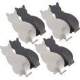 thumbnail image 1 of Cat Hook 8pcs Stainless Steel Cat Hooks Strong Adhesive Hooks Wall Animal Hooks Water Proof Sticky Hanger Rustproof Towel Hooks Coat Hat Key Hanger for Home Kitchen Shower Door Hooks, 1 of 4