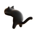 thumbnail image 1 of Cat Hook Desk Edge Hanger Self Sticky No Drill Space Saving Organizer for School Office Dormitory, 1 of 9