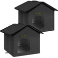Cat House For Outdoor Cats, Weatherproof And Insulated Feral Cat House