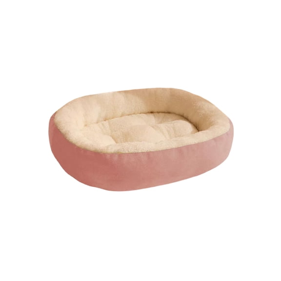 Cat Houses for Indoor Cats Enclosed Cat Condos, Warm Cat Beds for Indoor Cats Oval Pet Bed Winter Fleece Pad for Dogs and Cats