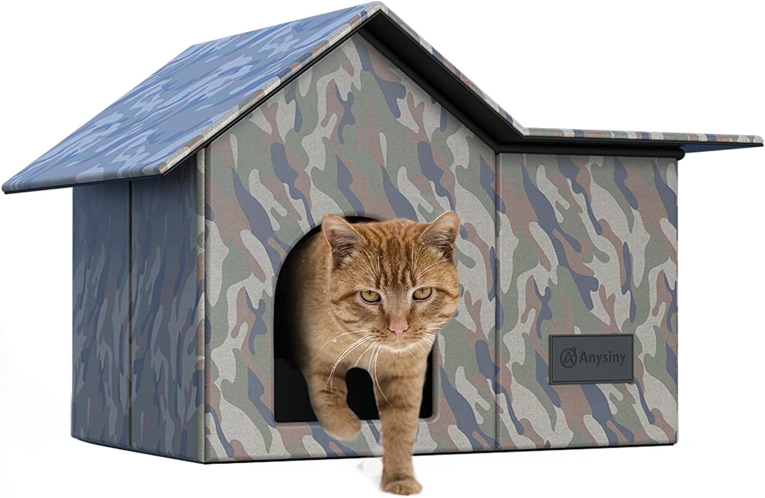 Cat Cube Foldable Cat House with Detachable Storage Box for Indoor Multifunctional Cat Bed Cave with Ball Hanging and Scratch Pad for All Seasons Walmart