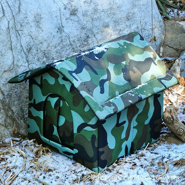 Cat Houses for Outdoor Feral Cats Dogs House Waterproof Warm House with