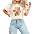 thumbnail image 1 of Cat Hug Dealer Funny Kitty Lover Pet Owner Cuddle Humor Comfort Color T-Shirt, Up to Size 4XL, 1 of 4