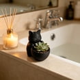 thumbnail image 1 of Cat Hugging Succulent Planter Cute Small Flower Pot Indoor Home Office Desk Decor, 1 of 6
