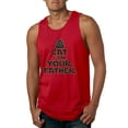 thumbnail image 1 of Cat I Am Your Father Cat Lover Mens Graphic Tank Top, Red, Small, 1 of 5