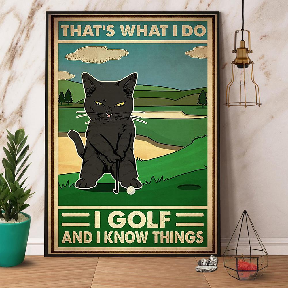 Poster In Metallo Per Amanti Dei Gatti – Cowboy Police Cat 'That's What I Do', Targa In Latta 20x30 Cm, Decorazione Da Parete Per Bar, Garage, Casa, Regalo Divertente