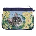thumbnail image 1 of Cat In Flowers Joy Wristlet, 1 of 1